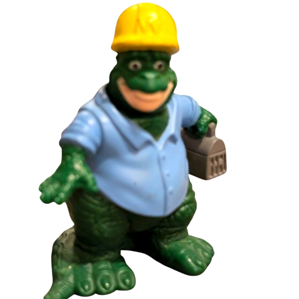 1992 Dinosaurs TV Show Earl Sinclair Figure Dino Toy Missing Pull